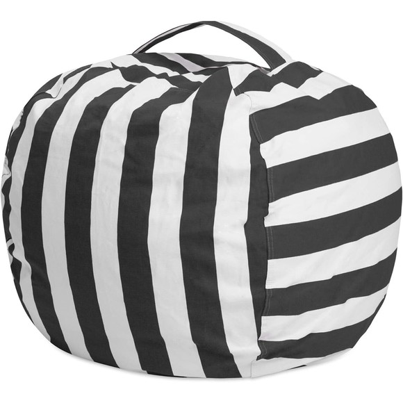 Stuffed Animal Storage Bean Bag Chair Cover Kids Bedroom Toy Organizer - Picture 7 of 15